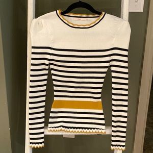 Francesca’s ribbed long sleeve blouse. Size small